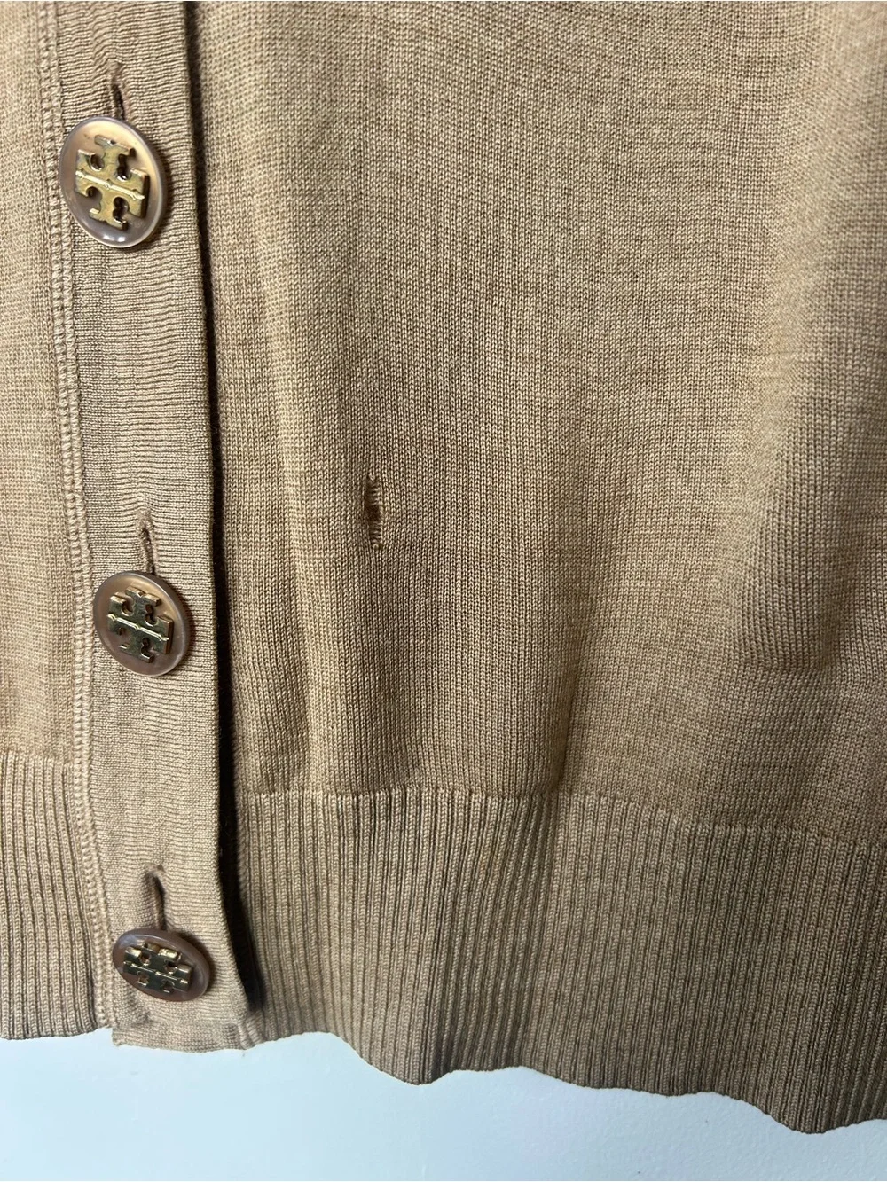 Tory Burch Women’s Tan Cardigan